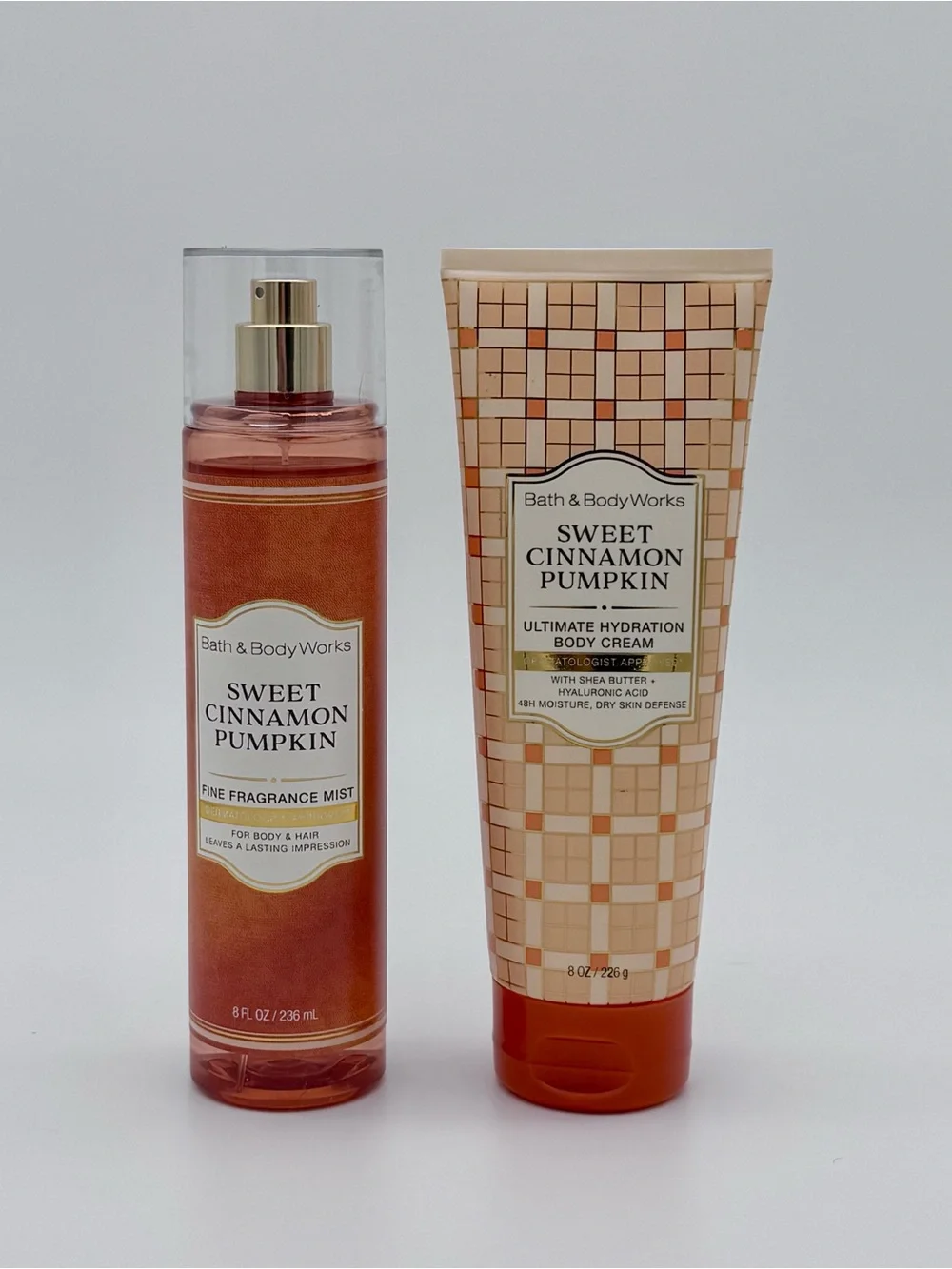 Bath and Body Works Sweet Cinnamon Pumpkin Body Care Gift Set NWT